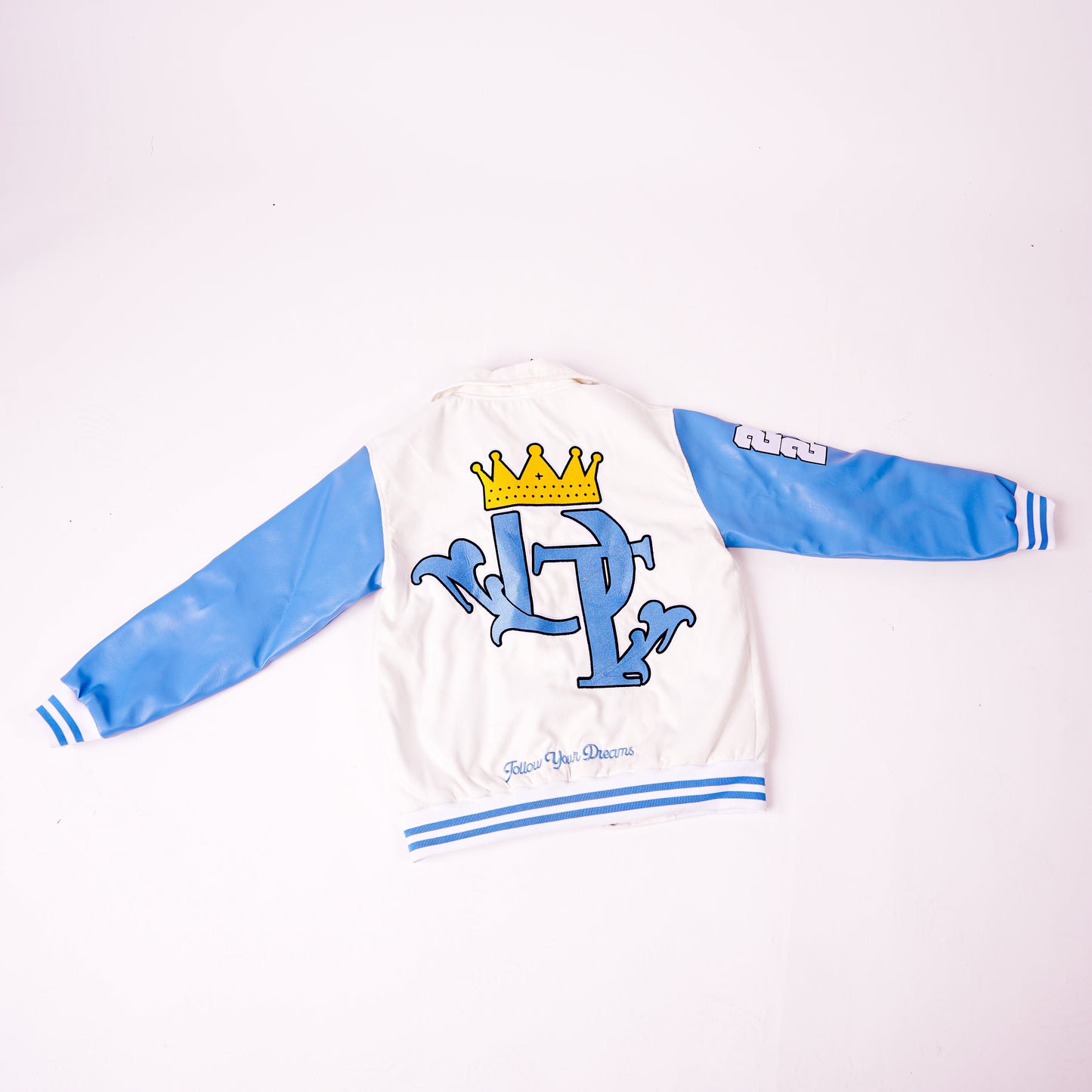 DIVINE TRUTH VARSITY JACKET WHITE