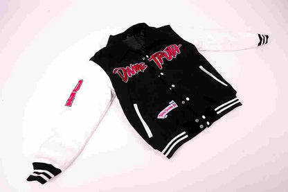 DIVINE TRUTH VARSITY JACKET BLACK