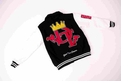 DIVINE TRUTH VARSITY JACKET BLACK