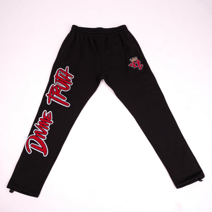 DIVINE TRUTH SWEAT PANTS BLACK