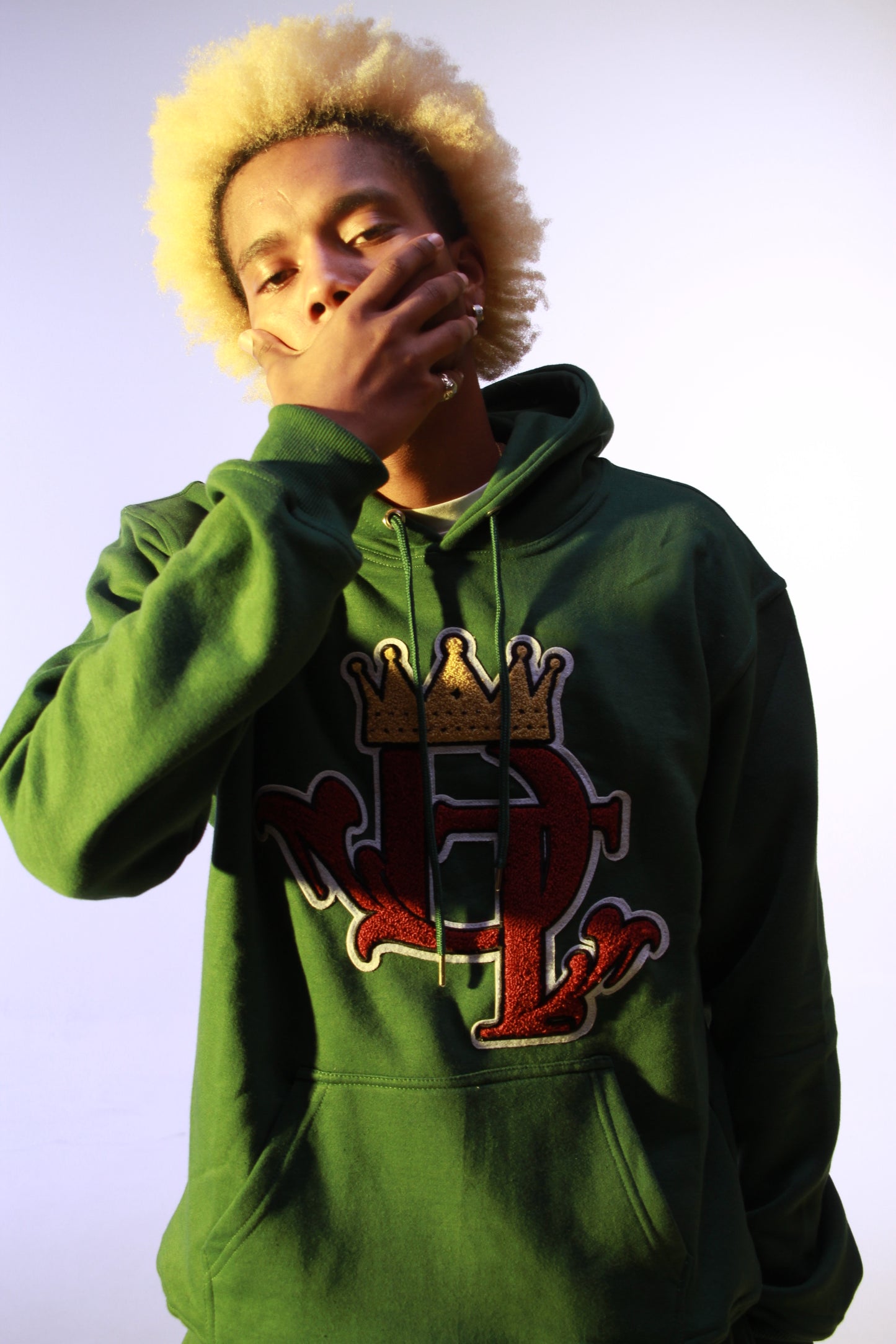 DIVINE TRUTH OVERSIZED HOODIE GREEN